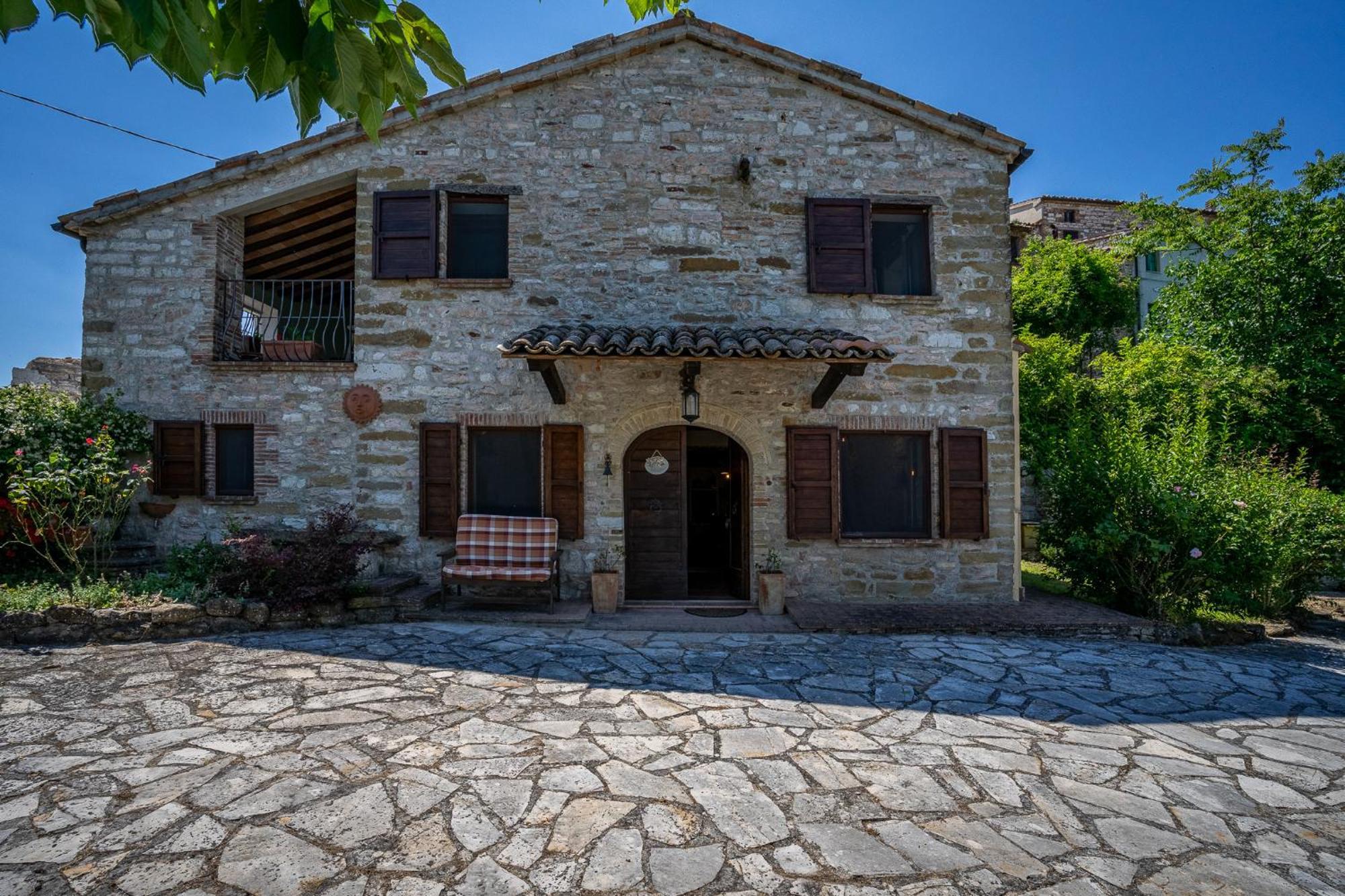 Villa Rustica Le Piagge Sassoferrato Bagian luar foto